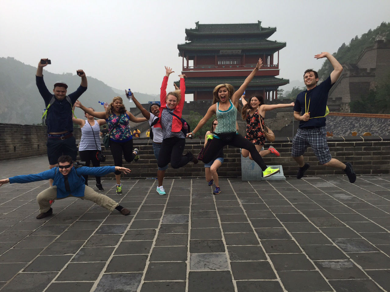 Students Group of California State University from the USA