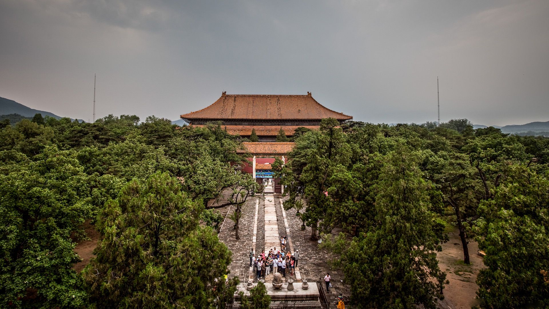photo of the Ming Tomb