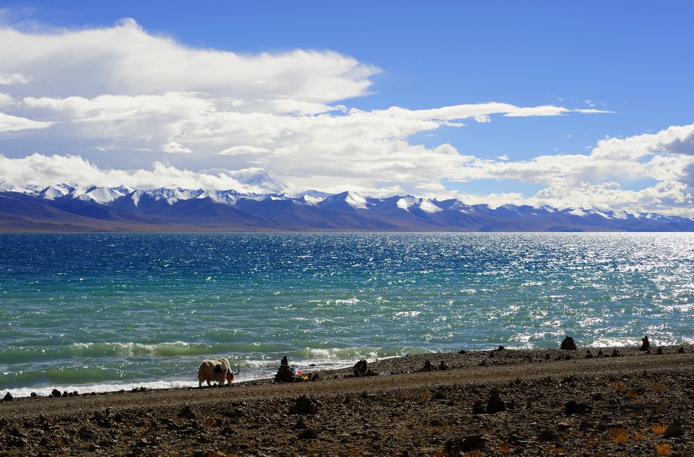 photo of the Namtso Lake